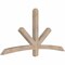 Ekena Millwork Alberta Smooth Timber Gable Bracket, Douglas Fir, 72"W x 36"H x 3 1/2"D x 3 1/2"F, 12/12 Pitch GBW072X36X0404ALB00SDF - alternate 5
